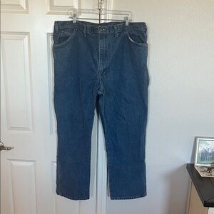 Dickies Men's Relaxed Fit Dark Blue Jeans